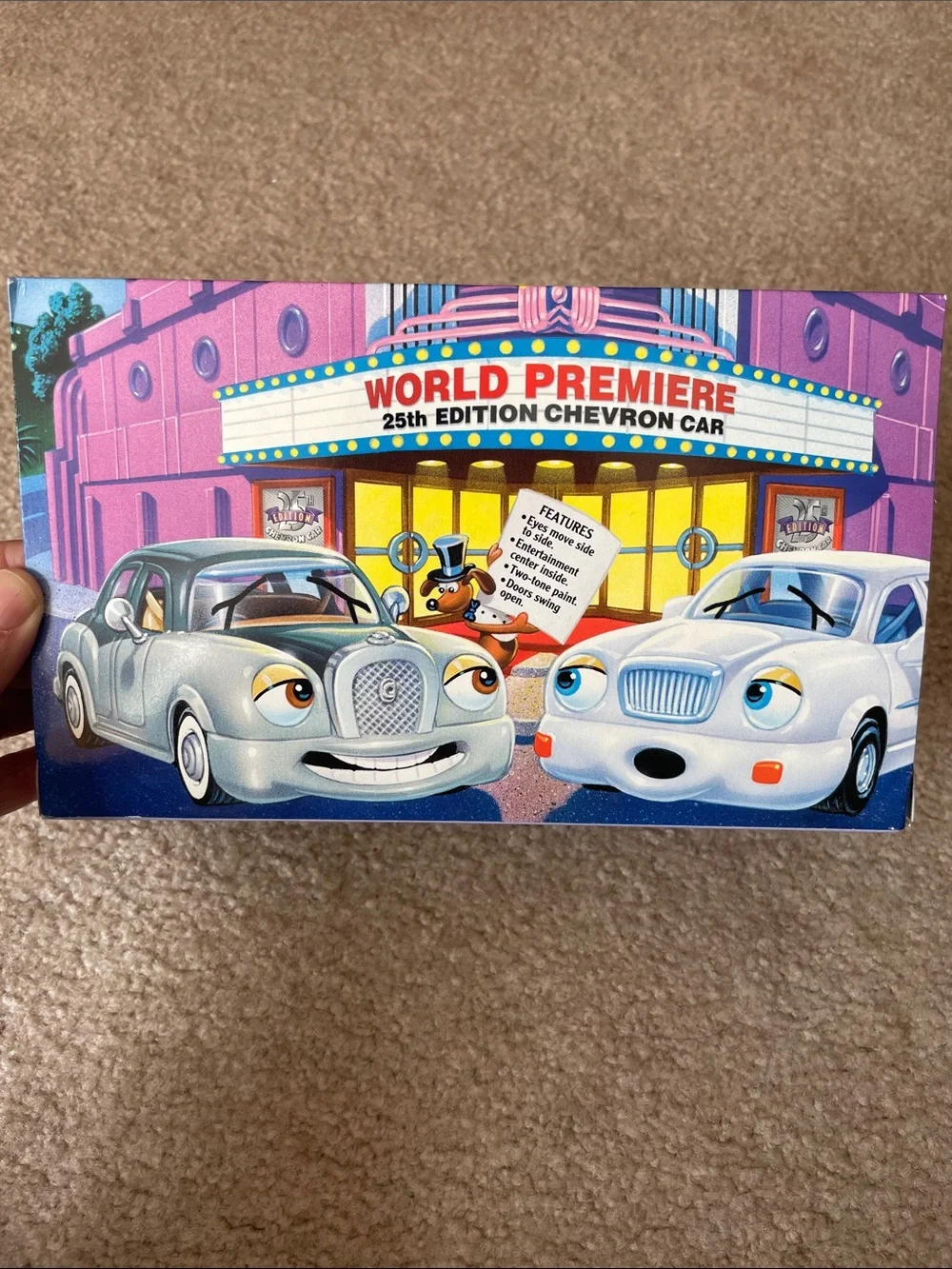 Chevron Leo Limo Kids Toy Car - Silver/Gray Edition